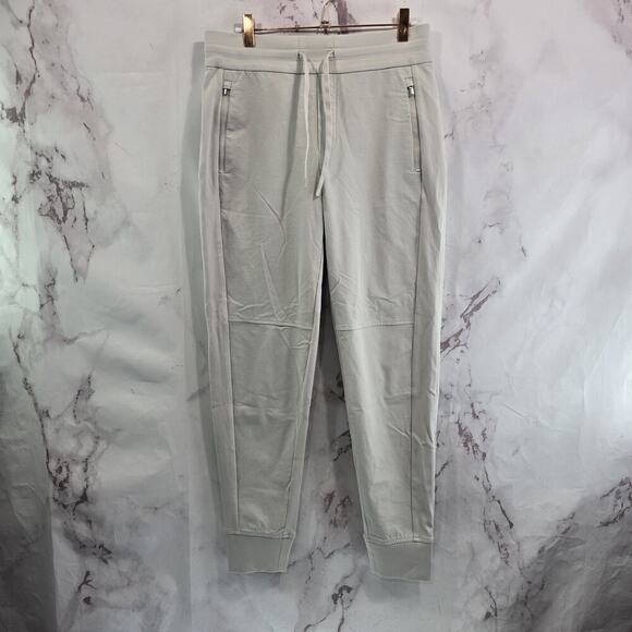 Athleta Pants - Athleta Pants Womens 4 Headlands Hybrid Jogger Trek Gray White High Rise